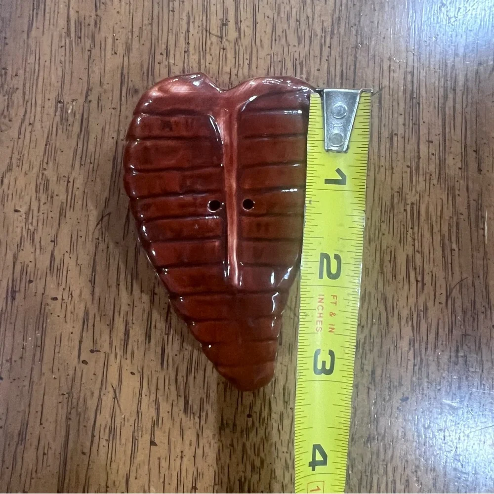 Ceramic Steak, Baked Potato, and Ice Cream Scoop Salt and Pepper Set